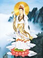Die Statue der Bodhisattva Göttin des Mercy Buddhismus